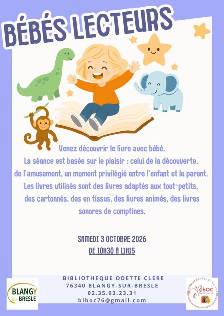 3 Octobre Bébé Lectuer