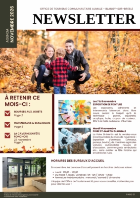 UNE Newsletter Novembre 2026