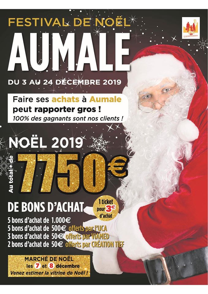 Festival Commercial & Marché de Noël à Aumale - Office de tourisme Aumale  blangy sur bresle